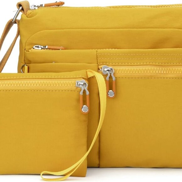 Handbags - Casual Waterproof Crossbody Bag Women Lightweight Zip Pockets Travel Storage